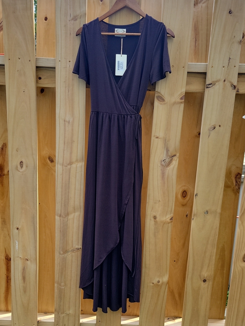 Women’s Wrap Maxi Dress - Brown